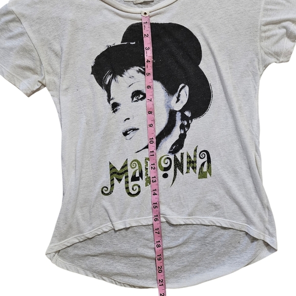 Vintage Style Madonna 1993 The Girlie Show Cropped Tee - Picture 8 of 11